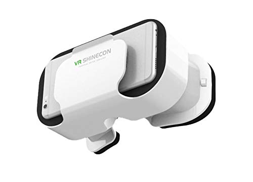 VR 5.0 Headset for Sony Xperia XA Smartphone Virtual Realite 3D Glasses Games Adjustable (White)