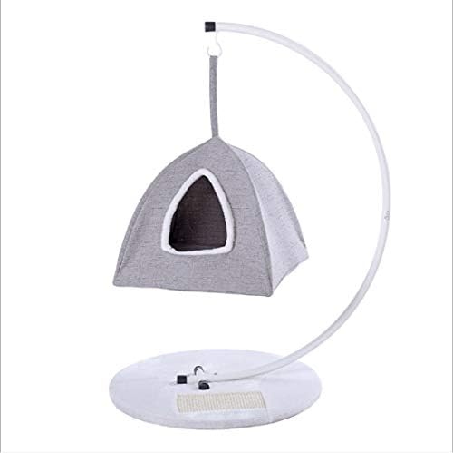 TYIOWALI Cat Bed Nest Sleeping Bag Hanging Basket Swing Cat Crawler Detachable Pet House Winter Warmth