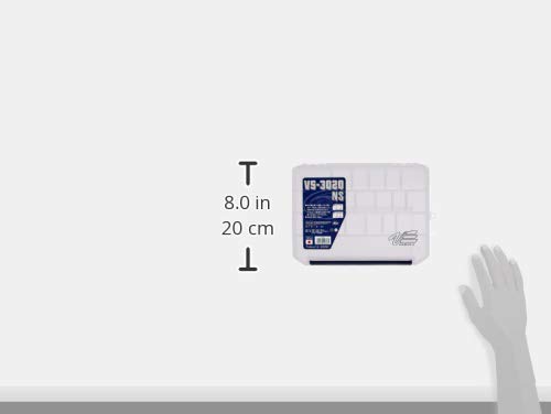 Meiho VS-3020 NS klar 25,5x19x2,8cm - Kunstköderbox für Blinker, Spinner & Gummifische, Angelbox, Köderbox, Zubehörbox… – Bild 4