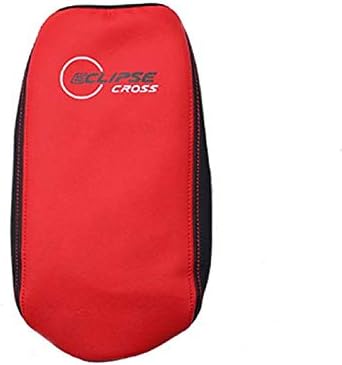 Salusy Red Center Console Armrest Storage Box Leather Protector Cover fit Mitsubishi Eclipse Cross 2018 2019