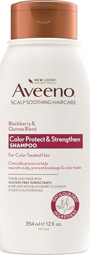 OGX Aveeno Color Protect Strengthen+ Blackberry Quinoa Shampoo... 31V75mbaAdL