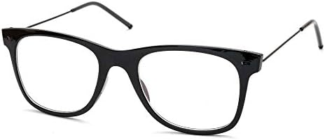 Full Rim Rectangular Unisex Spectacle Frame (ST60016|50|Transparent Lens, Medium)