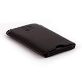 Synthetic Leather Sleeve for iPhone 5, 5S and iPhone SE by Dockem - Slim Padded Version - Professional Executive Pouch Case, (Dark Brown)