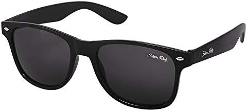 Silver Kartz Wayfarer Unisex Sunglasses - (Wc1|55|Black)