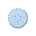 Easyinsmile Magetic Bur Stand Holder Block Dental Bur Organizer 1pcs/Pack (L, Blue)
