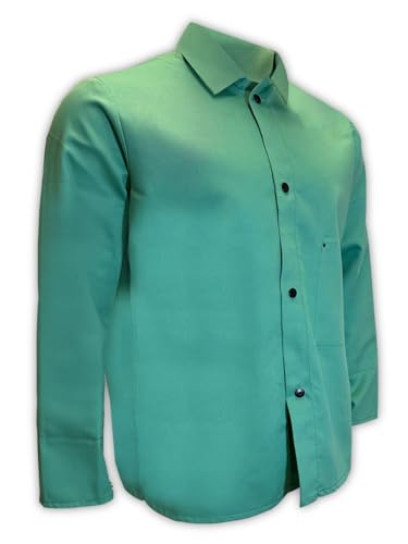 MAGID Flame Resistant Jackets Flame Resistant 100% Cotton, 4 Pairs, Size Medium…