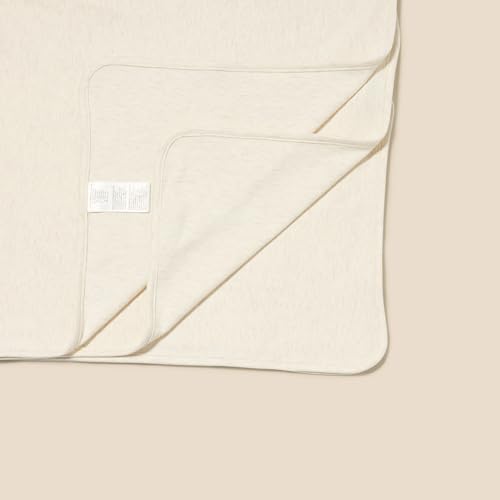 Amazon Essentials Unisex Babies\' Swaddle Blankets, Pack of 3, Oatmeal Heather/Stripe/Tiger, One Size