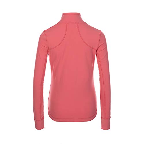 Dolcevida Women's Slim Fit Workout Track Jackets Full Zip Stretchy Warm up Active Running Jacket with Thumb Holes (Desert Rose, L)