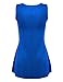 MBJ WT827 Women's Summer Sleeveless Tunic Casual V-Neck T-Shirt Tank Tops Blouse XL Royal_Brite