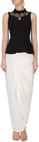 Embroidered Top & Dhoti
