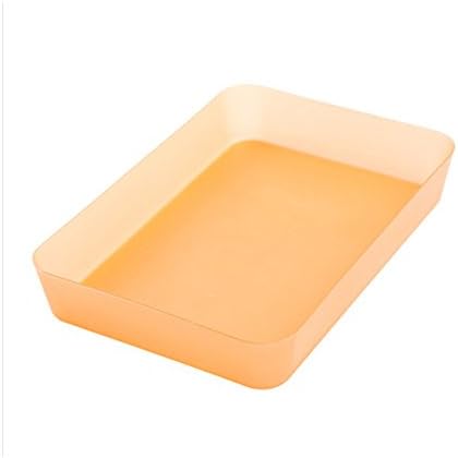 Chois® 3.9oz Storage Drawer Plastic Box Drawers Creative Organizer(Large,orange)