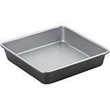 Cuisinart AMB-9SCK 9-Inch Chef's Classic Nonstick Bakeware Square Cake Pan, Silver