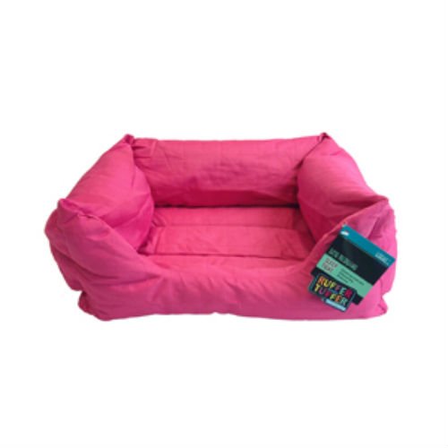 Ruffer and Tuffer Square Bed Pink (Medium) Amazon.co.uk Pet Supplies