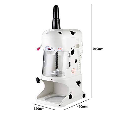 Eiscrusher-Schneeflocken-Eismaschine, kommerzielle Eismaschine, Eiscrusher, Smoothie-Maschine, Teestube-Ausrüstung 90kg… – Bild 7