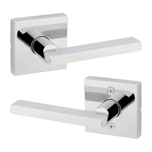 Kwikset Halifax Interior Passage Door Handle, Lever For Closet and Hallway Door…
