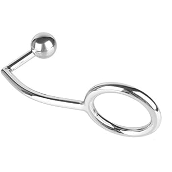 Master Series Tug + Plug Aluminum Cock and Ball Ring with Anal Plug