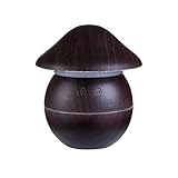 Limsea 2019 Portable 3 Colors Available 3 in 1 Mini Home USB Humidifier Purifier Wood Texture Mushroom Shape Atomizer Air Purifier Diffuser (One Size