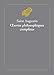 Saint Augustin, Oeuvres Philosophiques Completes (Classiques Favoris) (French Edition) by