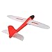 Wenasi Throwing Glider Inertia Plane Foam Aircraft Toy Hand Launch Airplane Model Outdoor Sports Toy for Kids Children Boy Girl as Gift (Red)
