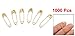 uxcell Metal Clothing Trimming Fastener Tool Buttons Safety Pins 1000 Pcs