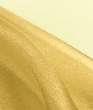 Gold Crystal Organza Fabric - by the Yard