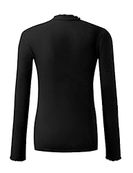 KLOTHO Turtle Neck Long Sleeves for Women Ribbed