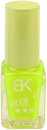 styleinside New Glow in Dark Fluorescent Neon Luminous DIY Nail Art Polish Varnish 7ML Yellow