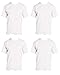 Fruit of the Loom Men's 4-Pack Pocket Crew-Neck T-Shirt White X-Large