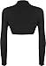 WearAll Ladies Long Sleeve Shrug Womens Bolero Cardigan Top - Black - 4-6
