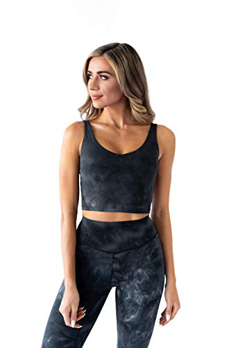 Kamo-Fitness-Tank-Top-Crop-Sports-Bra-for-Women-Soft-Padded-Built-in-Bra-Longline-Yoga-Running-Workout