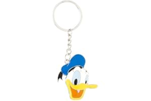 LELTET Disney Parks Keychain - Donald Duck Face Sculpted
