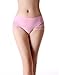 (4 Pairs) Sexy Lace Panties Women's Floral Silky No Visible Line Underwear Briefs