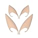 PenyaZo Elf Ears - Two Pairs of Fairy Pixie Soft Latex Elf Ears for Halloween Christmas Cosplay Dress Parties (Light Skin)