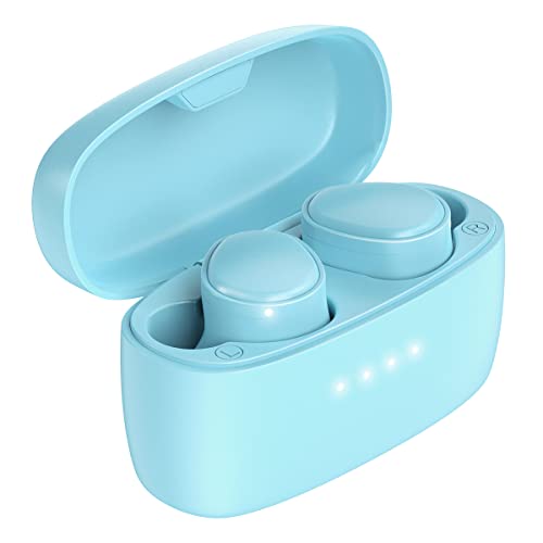KOSETON E9 True Wireless Earbuds, Baby Blue – Wireless in-Ear