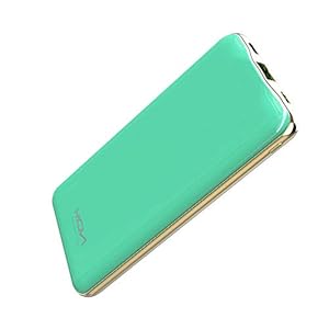 MOXNICE Powerbank 10000mAh Power Bank QC 3.0, PD 22.5W USB C externe accu voor iPhone, iPad, Samsung, Huawei (Groen)