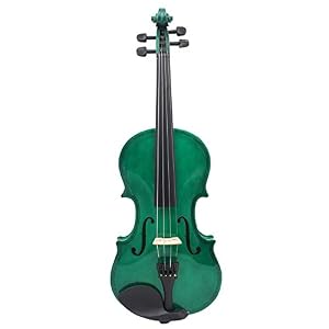 ABMBERTKVioline-44-Full-Size-Akustische-Violine-Geige-mit-Koffer-Bogen-Kolophonium-Violine-grn