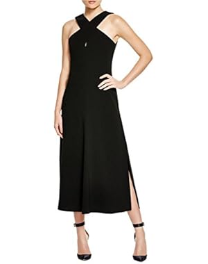 Theory Womens Mambert Sleeveless Mid-Calf Formal Dress