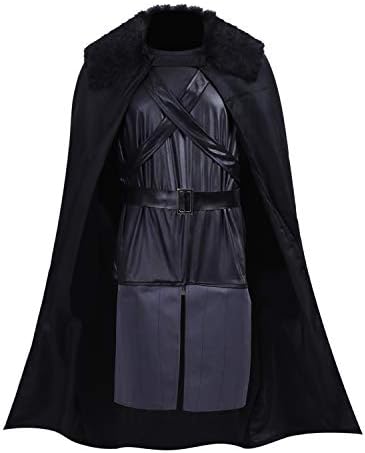 Halloween Costumes Game of Thrones Jon Snow Cosplay Cape Cloak Knights Robes