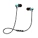 Dirance BT 4.2 Wireless Magnetic in-Ear Sports Stereo Bass Earbuds Earphone Headphone with Mic for Cellphone Tablet Laptop (Blue)