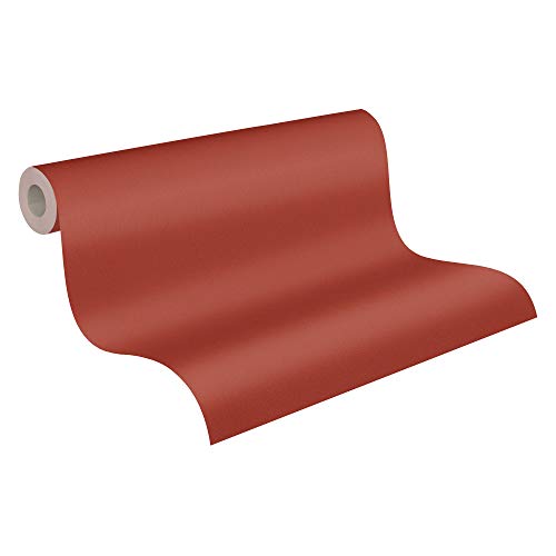 A.S. Creation Avenzio 958727 95872-7 Non-Woven Wallpaper Plain 10.05 m x 0.53 m Red