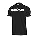 Mercedes Benz AMG Petronas Formula 1 Black Men's Driver T-Shirt (Medium)