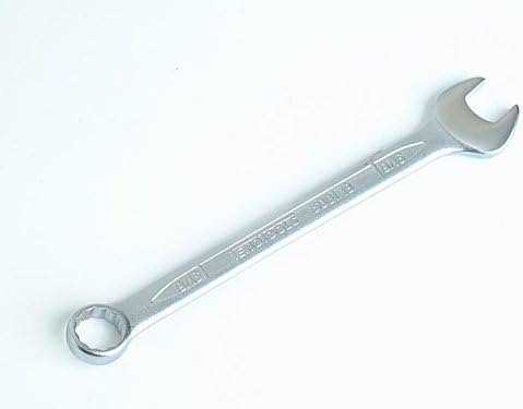 Teng Tools 600536 Combination Spanner 36mm, 15° Offset, Chrome Vanadium Steel, Satin Finish, 410mm Length