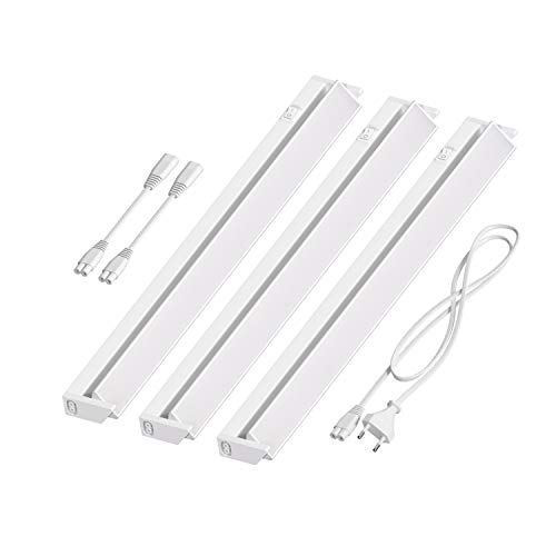 ledscom.de LED Unterbau-Leuchte LIWO 58cm, schwenkbar, je 1080lm, weiß 3er Set
