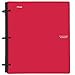 Five Star Flex Hybrid NoteBinder, 1 Inch Binder with Tabs, Notebook and 3 Ring Binder All-in-One, Red (72005)