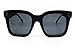O2 Eyewear 1762 Premium Oversize XXL Women Men Mirror Revo Havana Tilda Shadow Style Fashion Sunglasses (MATTE BLACK, 56)