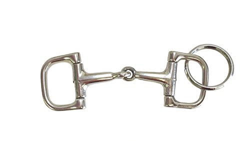 Horse Bit Key Chain Western Novelty Equine Racing Dee Snaffle
