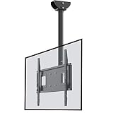 Loctek CM2 Ceiling TV Wall Mount Full Motion Adjustable Tilting Bracket Fits Most 32-65 Inch LCD LED Plasma Monitor Flat Panel Screen Display