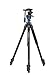 Benro A1573FS2 Single Legs Video Tripod Kit, Black