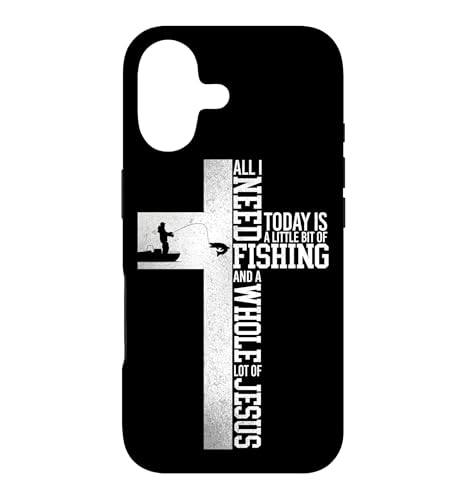 Fishing Faith Jesus Cross Case for iPhone 17