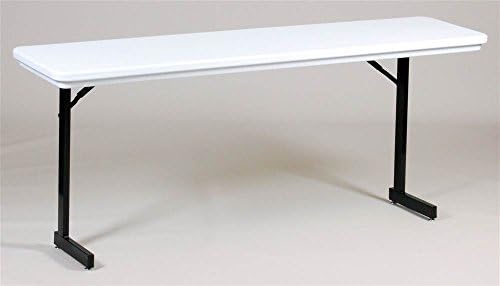Folding Seminar Table - T Leg Plastic (Fixed Height/Mocha Granite)